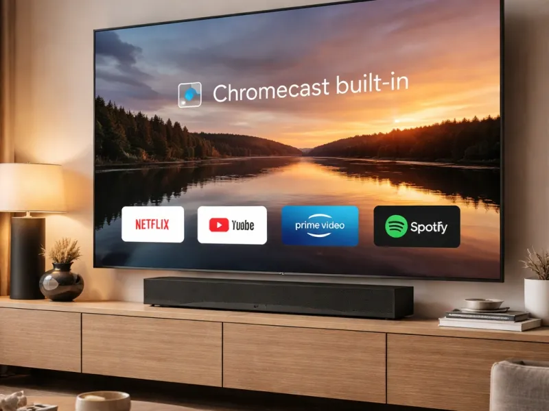 Ecran Smart Cu Chromecast Încorporat