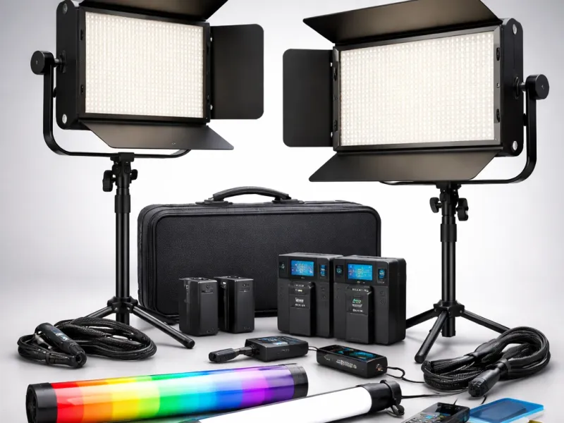 Kit De Lumini Led Pentru Videografie